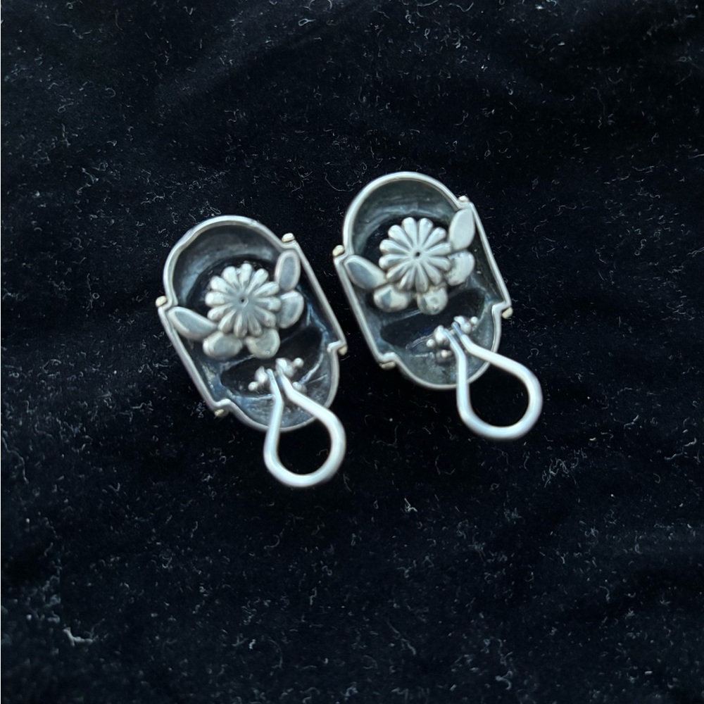 Pre-owned Lagos Caviar 925 Sterling Silver and 18K Gold Shrimp - Large Size - Picture 2 of 4